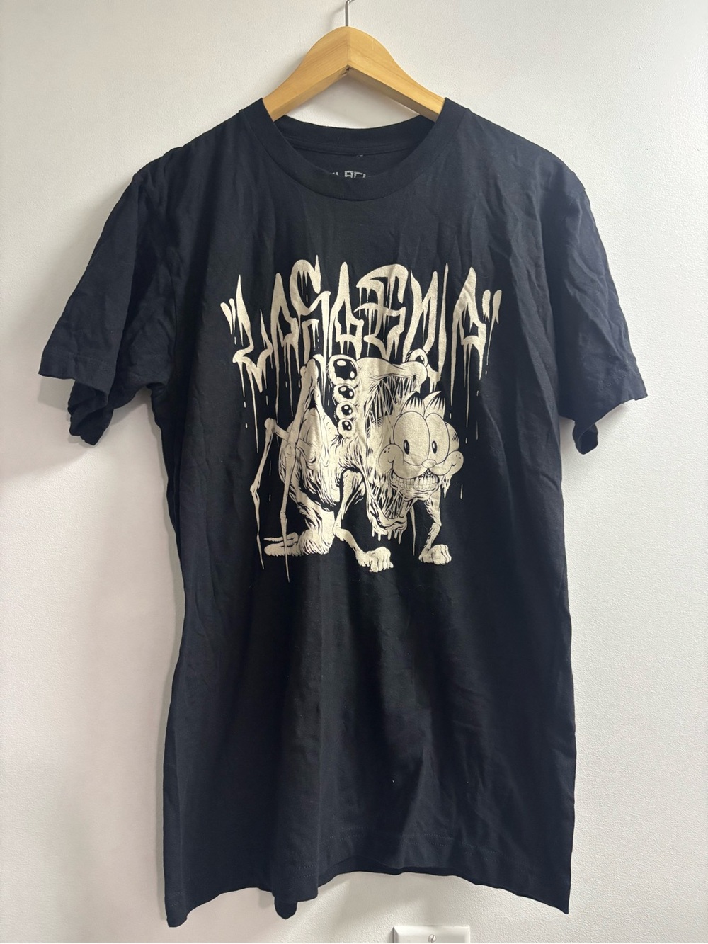 “Black Mondays” Garfield Shirt by Alex Pardee